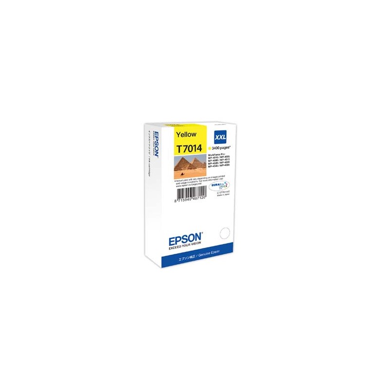 Epson oryginalny ink / tusz C13T70144010, XXL, yellow, 3400s, XXL