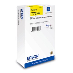 Epson oryginalny ink / tusz C13T75544N, T7554, XL, yellow, 4000s, 39ml, 1szt