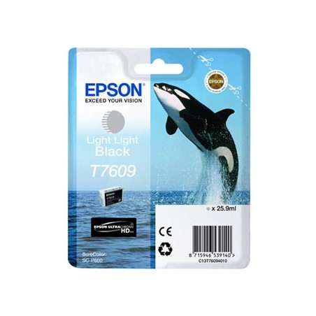 Epson oryginalny ink / tusz C13T76094010, T7609, light light black, 25,9ml, 1szt