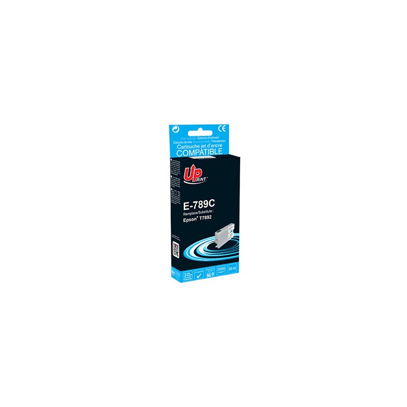 UPrint kompatybilny ink / tusz z C13T789240, T789, XXL, E-789C, cyan, 2900s, 35ml