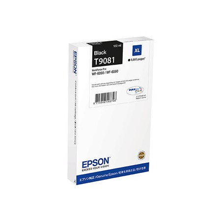 Epson oryginalny ink / tusz C13T90814N, T9081, XL, black, 100ml