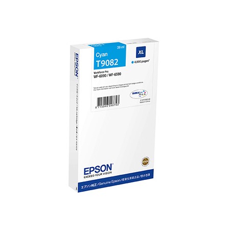 Epson oryginalny ink / tusz C13T90824N, T9082, XL, cyan, 39ml