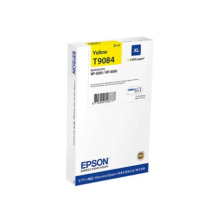 Epson oryginalny ink / tusz C13T90844N, T9084, XL, yellow, 39ml
