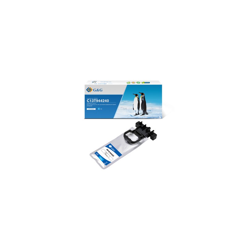 G&G kompatybilny ink / tusz z C13T944240, NP-E-9442C, cyan, 3000s