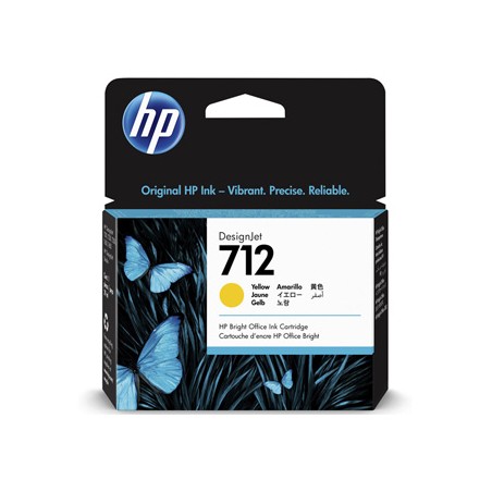 HP oryginalny ink / tusz 3ED69A, HP 712, yellow, 29ml