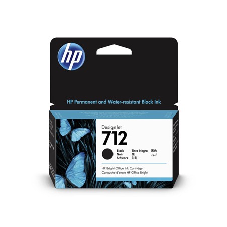 HP oryginalny ink / tusz 3ED70A, HP 712, black, 38ml