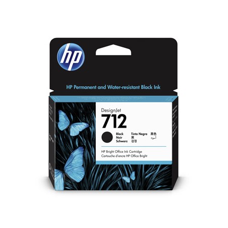 HP oryginalny ink / tusz 3ED71A, HP 712, black, 80ml
