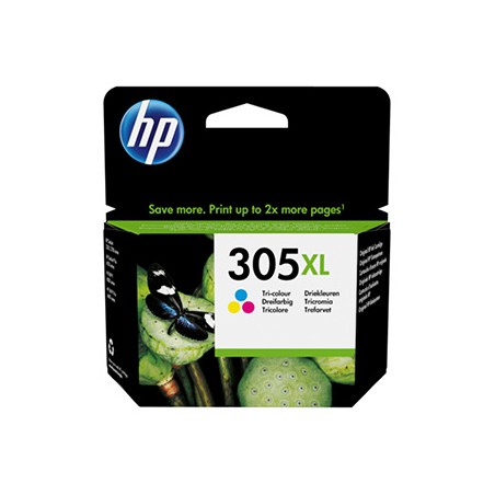 HP oryginalny ink / tusz 3YM63AE, HP 305XL, HP 305XL, Tri-colour, 200s, 5ml, High yield