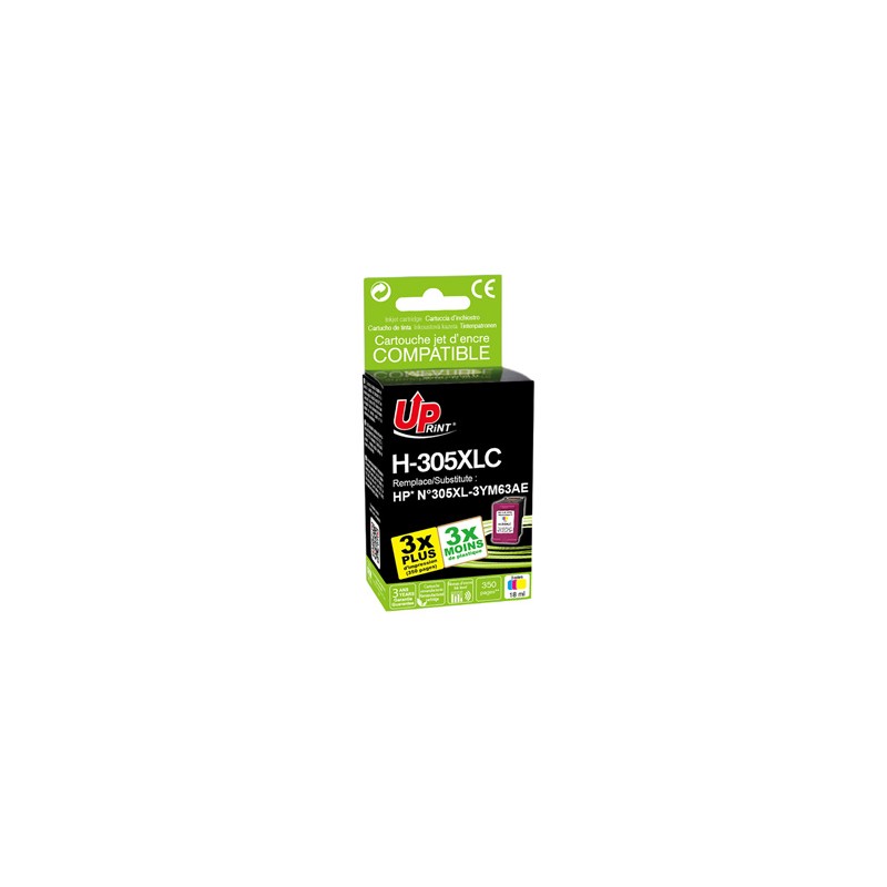 UPrint kompatybilny ink / tusz z 3YM63AE, HP 305XL, H-305XLCL, Tri-colour, 350s, High yield