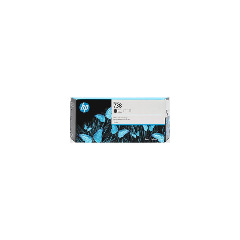 HP oryginalny ink / tusz 498N8A, HP 738, czarna, 300ml