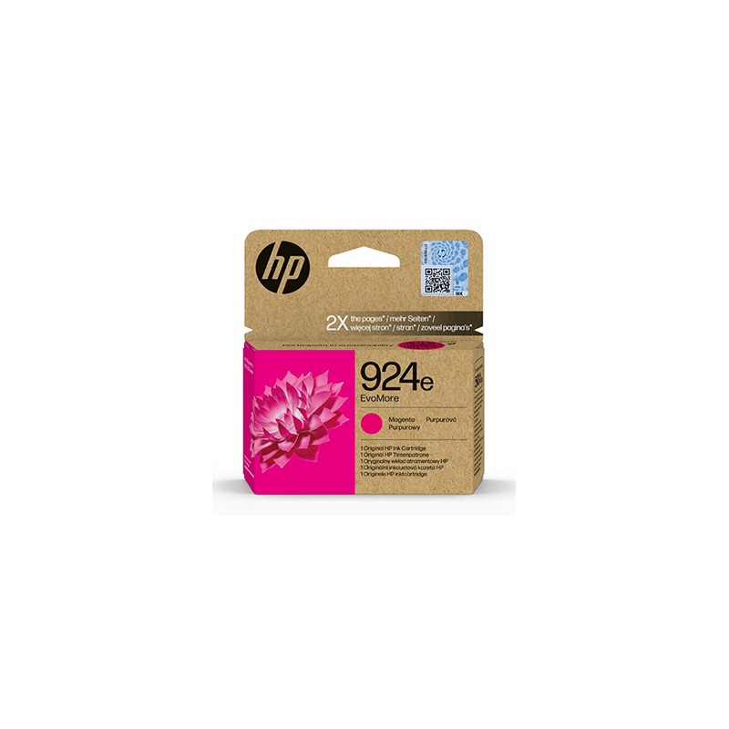 HP oryginalny ink EvoMore 4K0U8NE#CE1, HP 924e, magenta, 800s