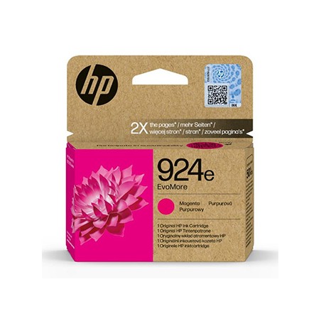 HP oryginalny ink EvoMore 4K0U8NE#CE1, HP 924e, magenta, 800s