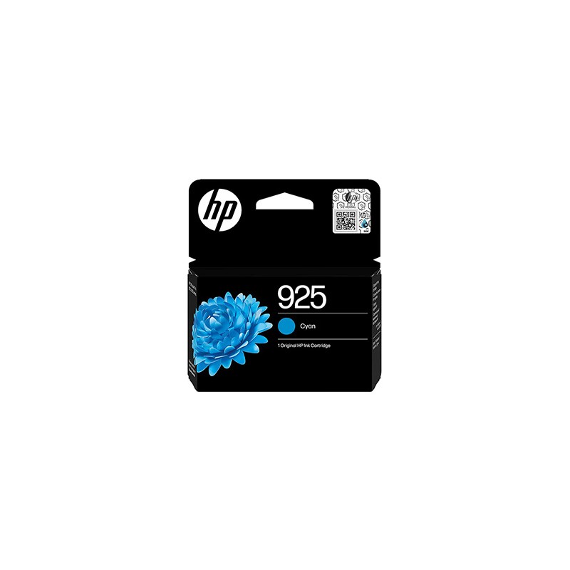 HP oryginalny ink / tusz 4K0V6PE, HP 925, cyan, 400s