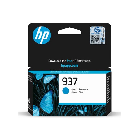 HP oryginalny ink / tusz 4S6W2NE, HP 937, cyan, 800s