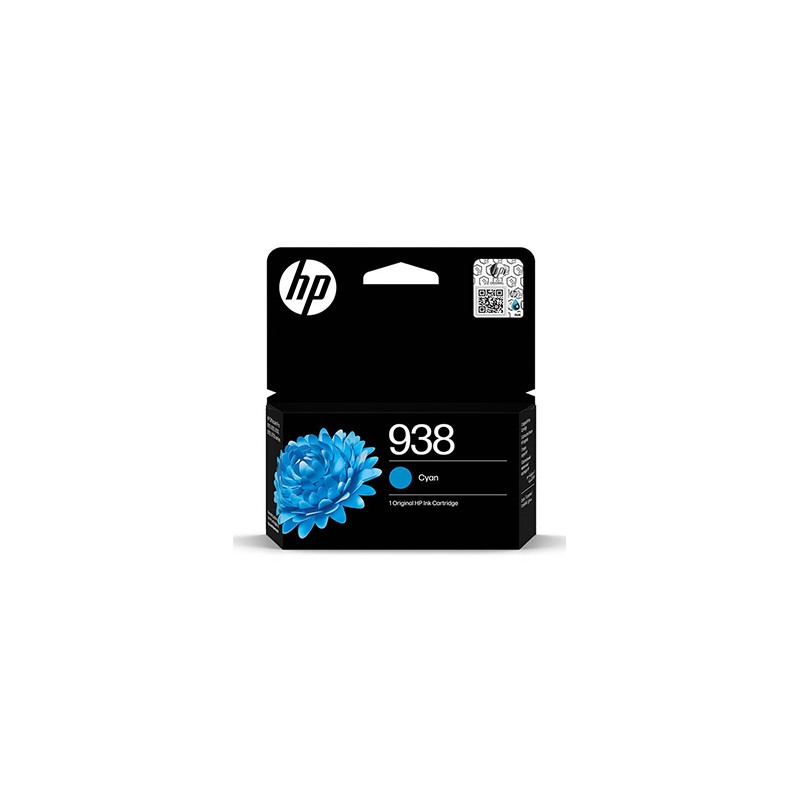 HP oryginalny ink / tusz 4S6X5PE, HP 938, cyan, 800s