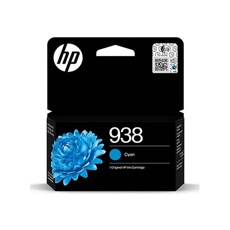 HP oryginalny ink / tusz 4S6X5PE, HP 938, cyan, 800s