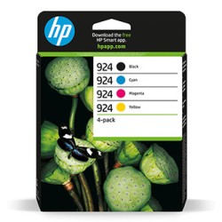 HP oryginalny ink / tusz 6C3Z1NE, HP 924, CMYK, 500/3*400s