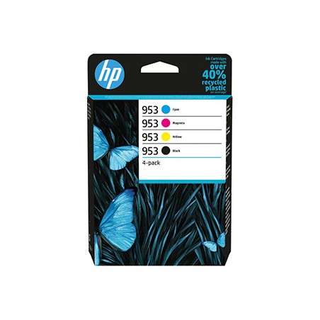 HP oryginalny ink / tusz 6ZC69AE#301, HP 953, CMYK, blister, 4-pack