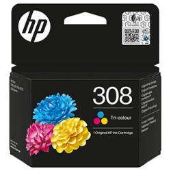 HP oryginalny ink / tusz 7FP20UE, HP 308, Tri-colour, 120s