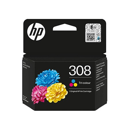 HP oryginalny ink / tusz 7FP20UE, HP 308, Tri-colour, 120s