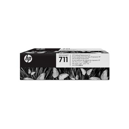 HP oryginalny Zestaw do wymiany głowicy C1Q10A, CMYK, w zestawie wkłady atramentowe