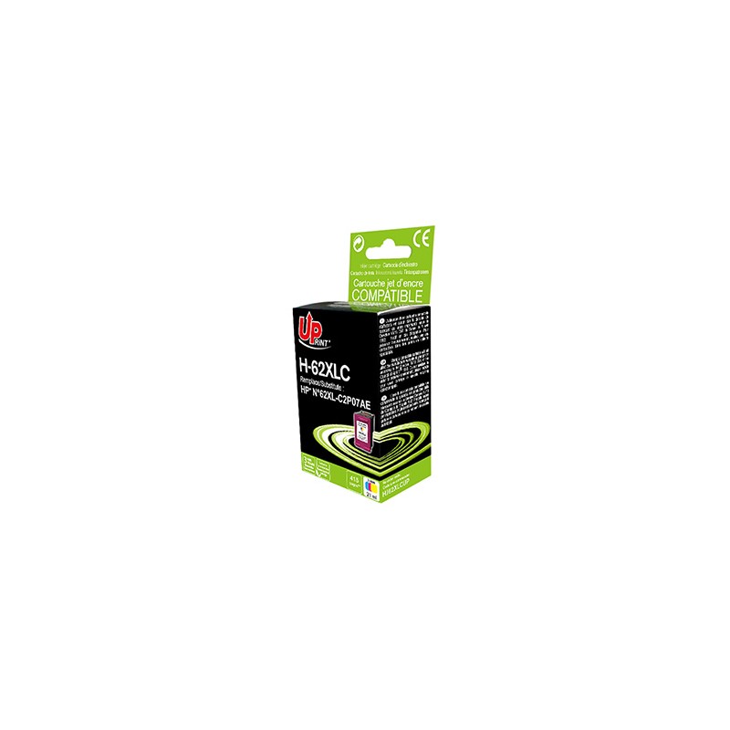 UPrint kompatybilny ink / tusz z C2P07AE, HP 62XL, color, 415s