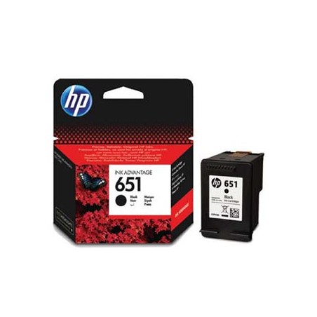 HP oryginalny ink / tusz C2P10AE, HP 651, black, 600s