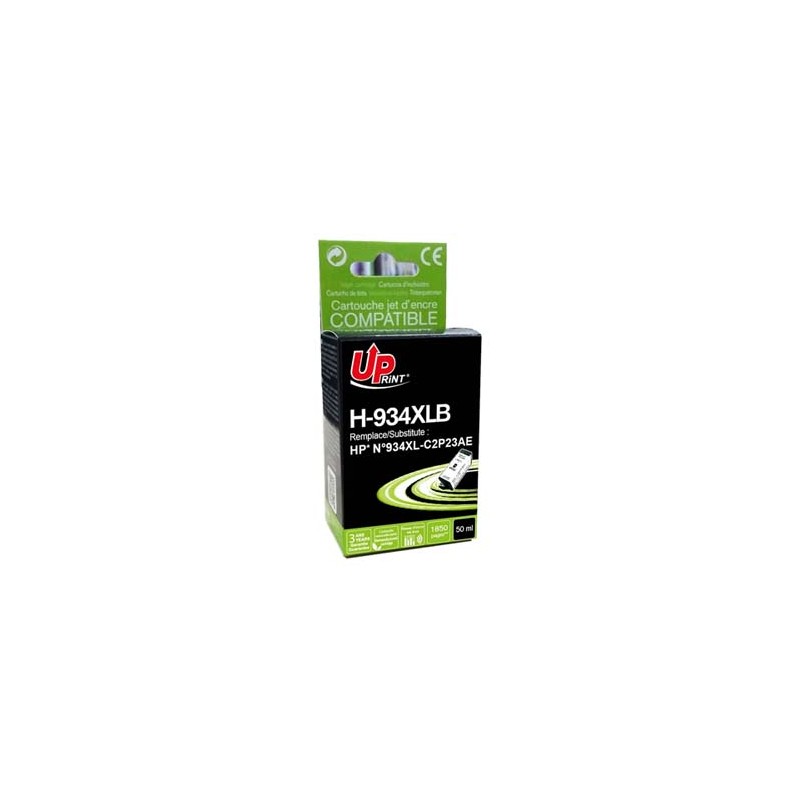UPrint kompatybilny ink / tusz z C2P23AE, HP 934XL, H-934XLB, black, 1850s, 50ml