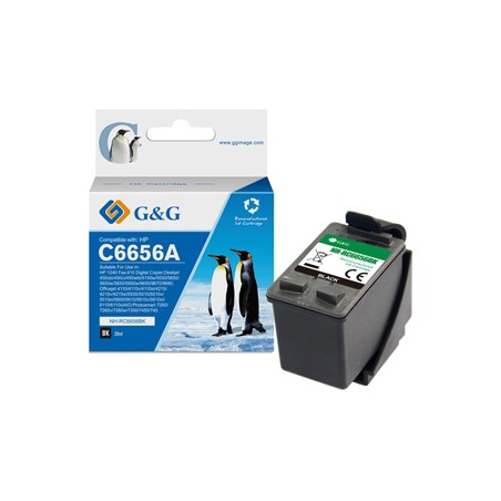 G&G kompatybilny ink / tusz z C6656A, HP 56, NH-R6656BK, black, 20ml