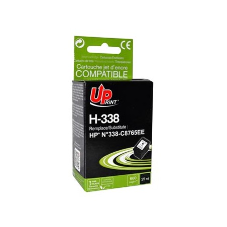UPrint kompatybilny ink / tusz z C8765EE, HP 338, H-338B, black, 660s, 25ml