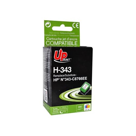 UPrint kompatybilny ink / tusz z C8766EE, HP 343, H-343CL, color, 480s, 21ml