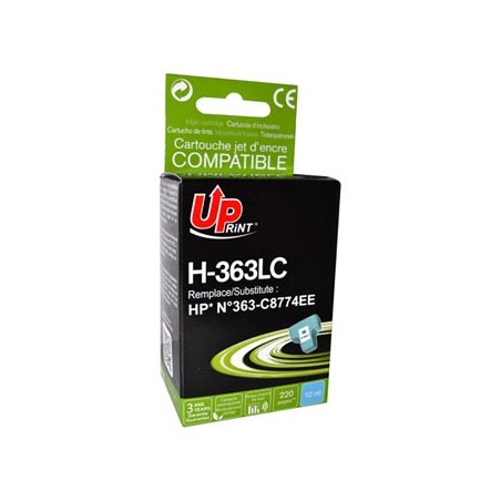 UPrint kompatybilny ink / tusz z C8774EE, HP 363, H-363LC, light cyan, 10ml