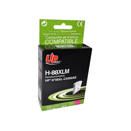 UPrint kompatybilny ink / tusz z C9392AE, HP 88XL, H-88M, magenta, 35ml