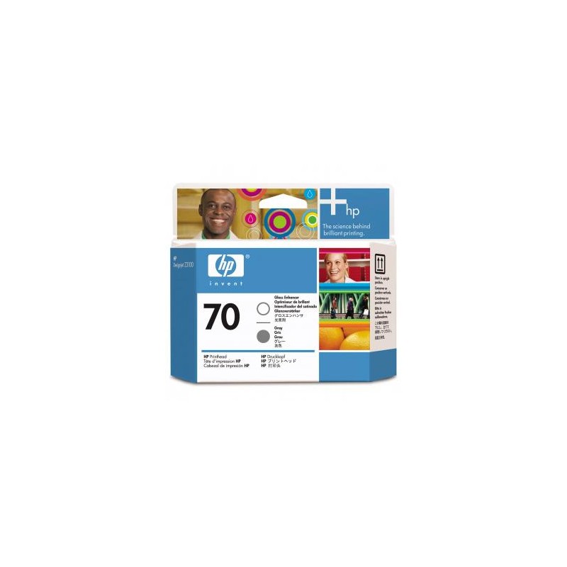HP oryginalny głowica drukująca C9410A, HP 70, grey