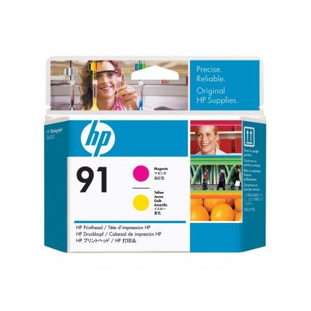 HP oryginalny głowica drukująca C9461A, HP 91, magenta/yellow