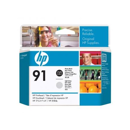 HP oryginalny głowica drukująca C9463A, HP 91, photo black/light grey