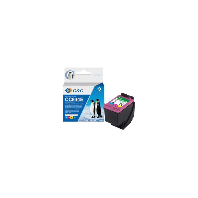 G&G kompatybilny ink / tusz z CC644EE, HP 300XL, NH-RC644C/M/Y, color, 18ml, ml