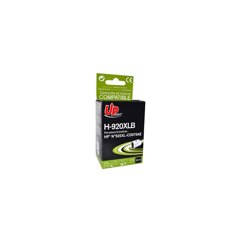 UPrint kompatybilny ink / tusz z CD975AE, HP 920XL, H-920XLB, black, 50ml