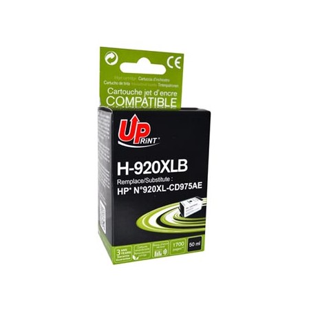 UPrint kompatybilny ink / tusz z CD975AE, HP 920XL, H-920XLB, black, 50ml
