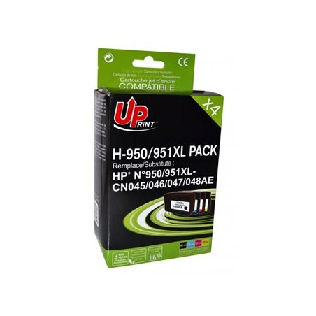 UPrint kompatybilny ink / tusz z CN045AE, HP 950XL/951XL, H-950/951XL, 1xblack/1xcyan/1xmagenta/1xyellow, 2500+3x1500s, 80+3x25m