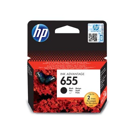 HP oryginalny ink / tusz CZ109AE, HP 655, black, 550s