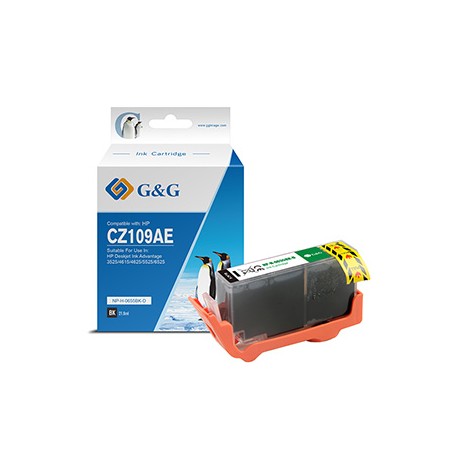 G&G kompatybilny ink / tusz z CZ109AE, NP-H-0655BK(HP655, black, 550s