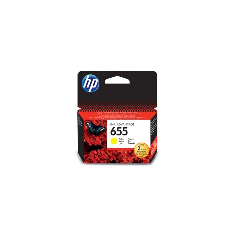 HP oryginalny ink / tusz CZ112AE, HP 655, yellow, 600s
