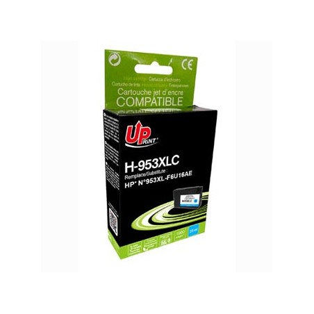 UPrint kompatybilny ink / tusz z F6U16AE, HP 953XL, H-953XLC, cyan, 1800s, 25ml, high capacity