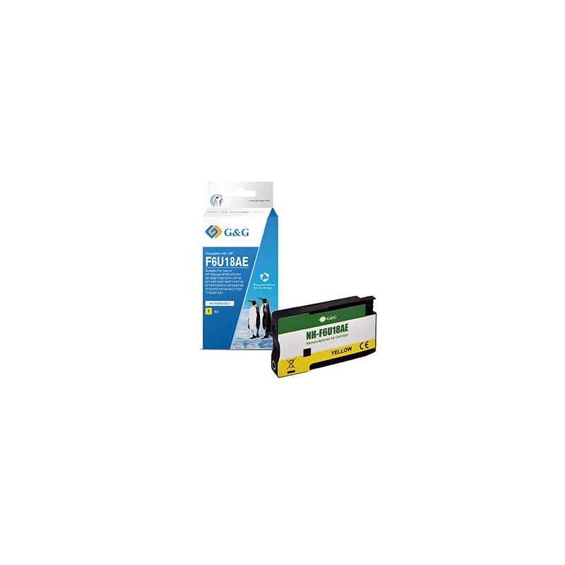 G&G kompatybilny ink / tusz z F6U18AE, HP 953XL, NH-R00953XLY, yellow, 1600s, yellow, EOL