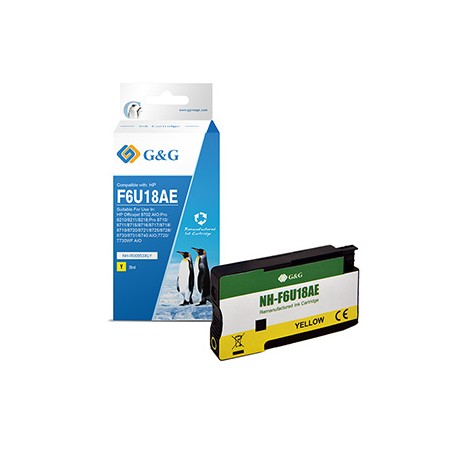 G&G kompatybilny ink / tusz z F6U18AE, HP 953XL, NH-R00953XLY, yellow, 1600s, yellow, EOL