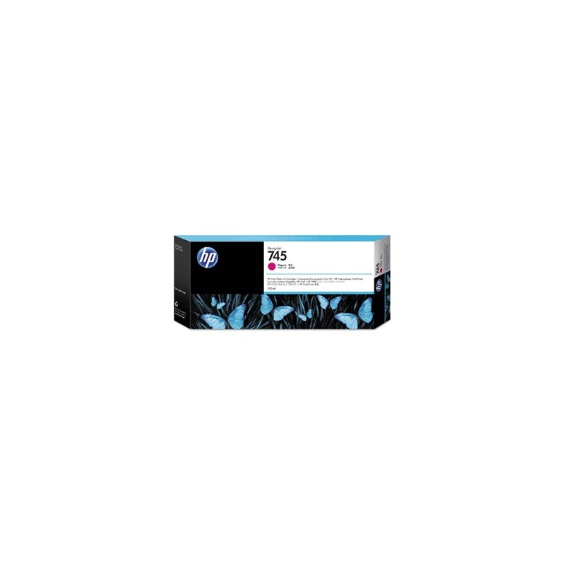 HP oryginalny ink / tusz F9K01A, HP 745, magenta, 300ml