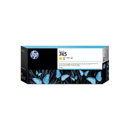 HP oryginalny ink / tusz F9K02A, HP 745, yellow, 300ml