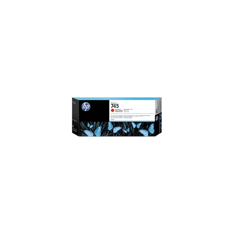 HP oryginalny ink / tusz F9K06A, HP 745, chromatic red, 300ml