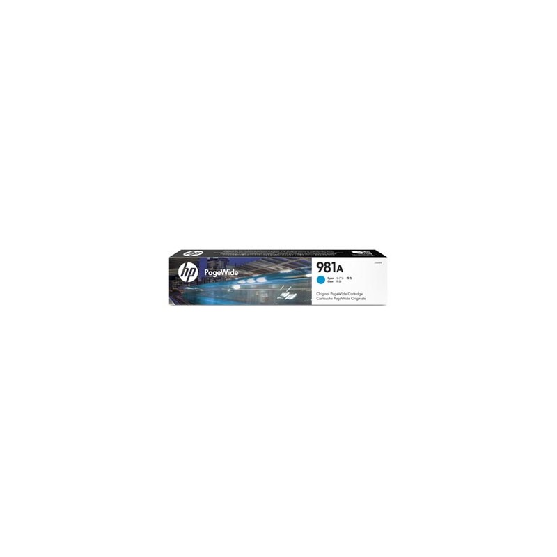 HP oryginalny ink / tusz J3M68A, HP 981A, cyan, 6000s, 70ml